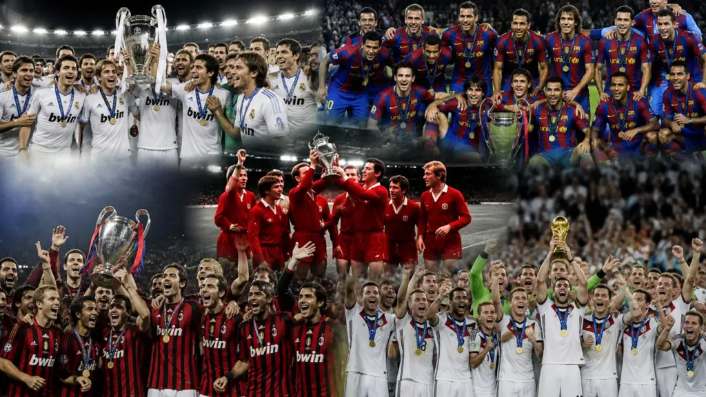 Barcelona Real Madrid Brazil AC Milan greatest football teams