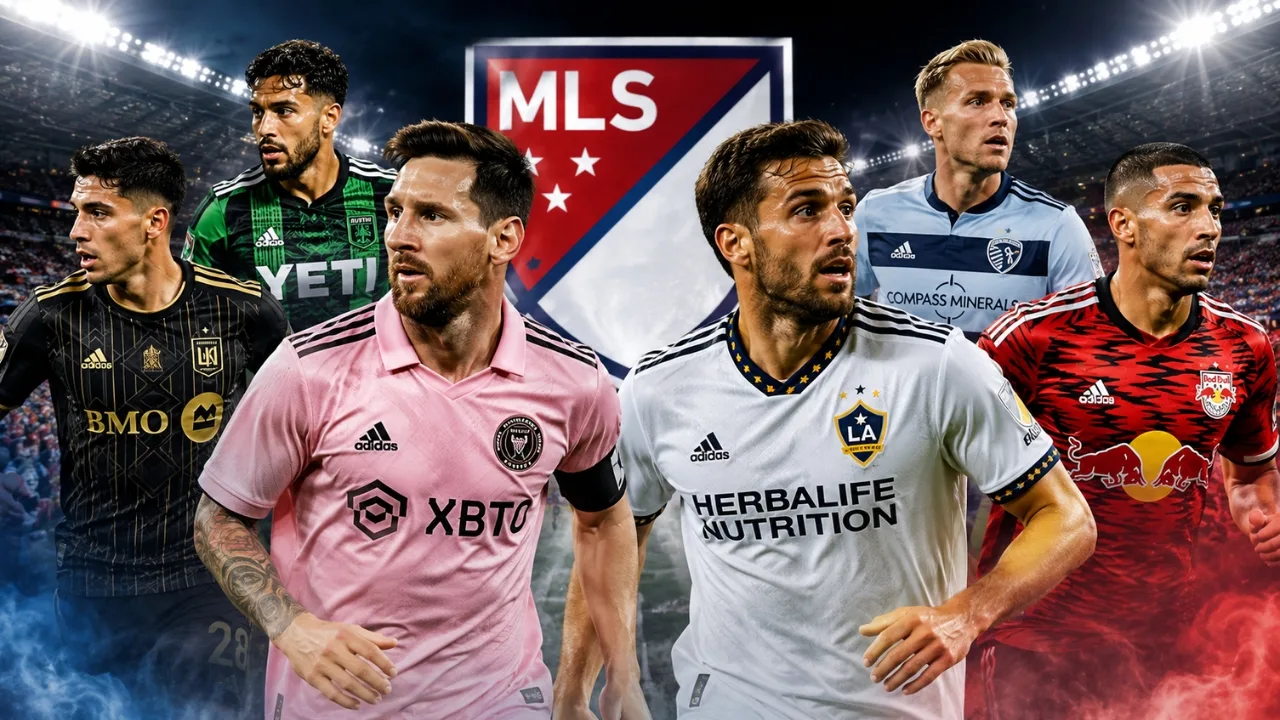 MLS 2026 season featuring Lionel Messi, top teams, and star players during a Major League Soccer match.