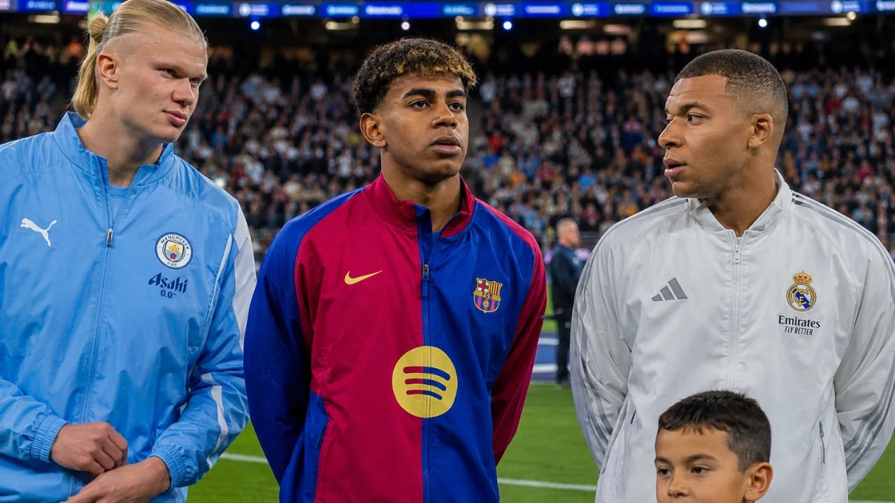 Most valuable football players in the world in 2026 including Lamine Yamal, Erling Haaland, and Kylian Mbappé.